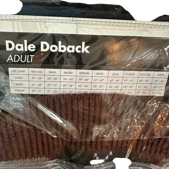 NWT Spirit Halloween Adult OS Dale Doback Stepbrothers Movie Costume Sweater Wig - Picture 7 of 7